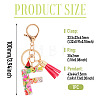 Fruit Series Letter Resin Keychains KEYC-TAC0033-02F-3
