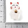 Luminous Resin Lucky Cat Display Decorations DJEW-P020-01C-3