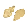 304 Stainless Steel Pendant Setting for Enamel STAS-L317-16G-2