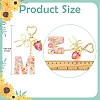 Alloy & Resin Pendant Decorations HJEW-YW00401-03-3