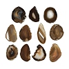 Natural Agate Nuggets Slice Links Connector Charms G-E022-M06-1