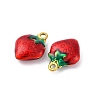 304 Stainless Steel Enamel Pendants STAS-B085-40G-04-2