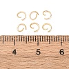 Brass Open Jump Rings KK-G604-08G-19-3
