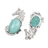 Natural Amazonite Pendants G-A315-03B-P-2