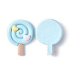 Opaque Resin Cabochons CRES-P023-03E-2