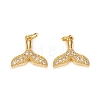 Brass Micro Pave Cubic Zirconia Charms ZIRC-G167-01G-2