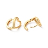 Rack Plating Brass Hollow Heart Hoop Earrings for Women KK-O142-05G-2