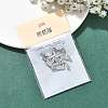 SHEGRACE Brass Micro Pave Clear Cubic Zirconia Pendants XGRQ29646-394P-L-6