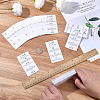 240Pcs Floral Print Paper Care Instructions Cards AJEW-FG0005-62F-3