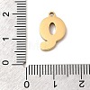 304 Stainless Steel Pendants STAS-K297-09Q-G-3