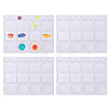 Rectangle Plastic Watercolor Oil Palette AJEW-WH0696-655-1