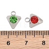 201 Stainless Steel Rhinestone Pendants RB-CBABFDA-12P-3