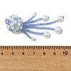 Glass Seed Beads & Glass Pearl Big Pendants PALLOY-MZ01336-03-3