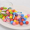 17 Style Food Grade Eco-Friendly Silicone Beads SIL-CA0001-63-3