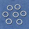 Brass Open Jump Rings KK-CBA1A60-06F-S-1