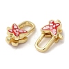 Brass Lobster Claw Clasps KK-K385-018G-3