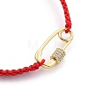 Adjustable Nylon Thread Braided Bead Bracelets BJEW-JB05448-02-2