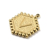 201 Stainless Steel Pendants LS-STAS-R227-01V-G-2