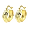 Rack Plating Brass Thick Hoop Earrings KK-B077-18G-1