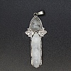 Natural Quartz Crystal Pointed Big Pendants PW-WG9A7F3-09-1