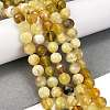 Natural Yellow Opal Beads Strands G-L597-C05-05-2
