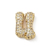 Brass Micro Pave Cubic Zirconia Pendants KK-A300-02G-U-1