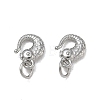 SHEGRACE Fish 304 Stainless Steel S-Hook Clasps SA-CBAF1D5-24P-1