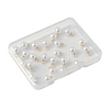 24Pcs ABS Plastic Imitation Pearl Charms KK-FS0001-78-6