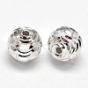 Fancy Cut 925 Sterling Silver Round Beads STER-F012-08D-1