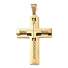 304 Stainless Steel Pendants STAS-H256-05G-1