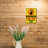 5Pcs Waterproof PVC Warning Sign Stickers DIY-WH0237-025-7