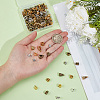 150Pcs 15 Styles Tibetan Style Alloy Tube Bails TIBE-PA0001-19-3