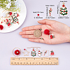 237Piece DIY Christmas Themed Earring Making Kits DIY-SC0015-05-3