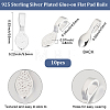 10Pcs Alloy Pinch Bails FIND-BBC0005-2