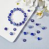 CHGCRAFT 72Pcs Handmade Evil Eye Lampwork Beads LAMP-CA0001-01-5