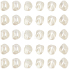 SUNNYCLUE 30Pcs Spray Painted ABS Plastic Beads KY-SC0002-10B-1