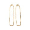Brass Open Back Bezel Big Pendants X-KK-O144-29G-1