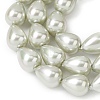 Electroplate Opaque Glass Imitation Pearl Beads Strands EGLA-H113-09B-03-3