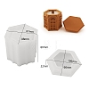 Hexagon DIY Silicone Storage Box Molds PW-WG00149-01-4