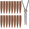 16Pcs Zinc Alloy Cord End FIND-FH0018-03R-1