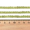 Natural Peridot Beads Strands G-K376-D03-4x4mm-5