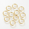 304 Stainless Steel Open Jump Rings X-STAS-Q186-02G-8x1.2-1