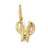 304 Stainless Steel Rhinestone Pendants STAS-A145-04K-G-1
