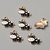 Alloy Enamel Pendants ENAM-WH0001-15KCG-07-2