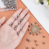 80Pcs 304 Stainless Steel Beads STAS-DC0008-35-2