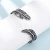 Retro 316 Surgical Stainless Steel Cuff Bangles BJEW-C142-11C-AS-1
