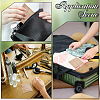 Square PU Leather Jewelry Flip Pouches with Random Color Lining PAAG-CL0001-02B-5