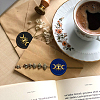 Brass Wax Seal Stamp with Handle AJEW-WH0184-0501-3