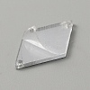 Rhombus Acrylic Mirror Sew on Rhinestone FIND-WH0155-029C-2