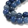 Natural Blue Aventurine Beads Strands G-E571-A10-03-4